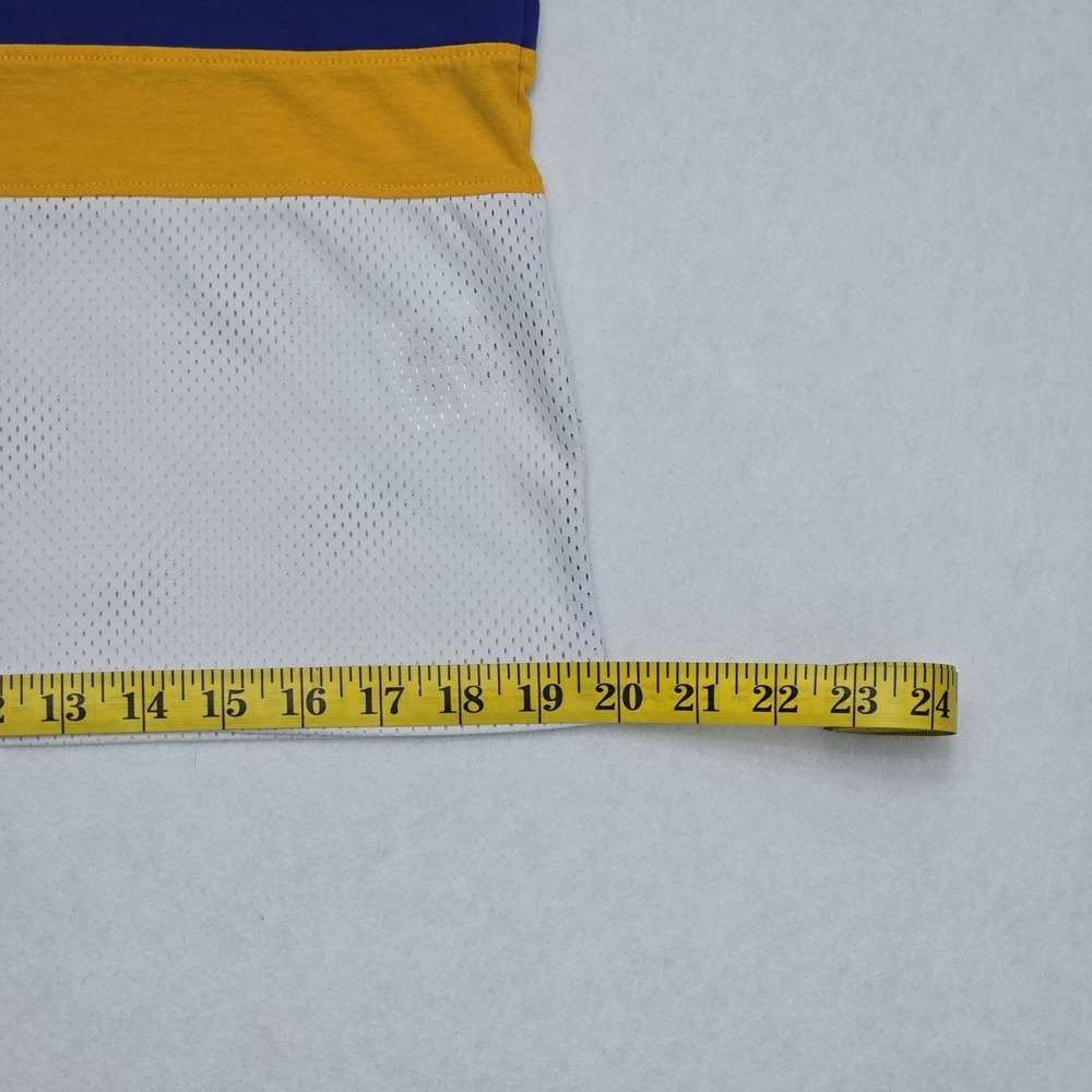 NHL St. Louis Blues Mens Blue Yellow Colorblock Long Sleeve Shirt Medium - Picture 12 of 16